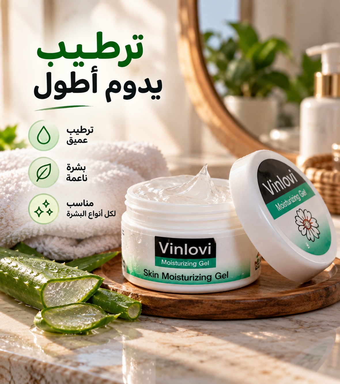 WhatsApp Image 2026-10-04 at7 Vinlovi Skin Moisturizing Gel – جل فينلوفي المرطب للبشرة - الصورة 1